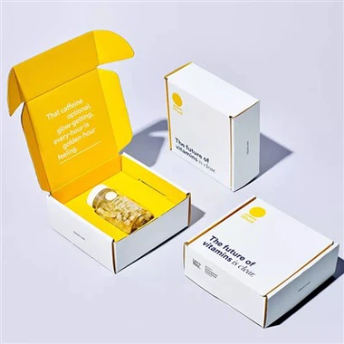 Caja de embalaje de vitaminas