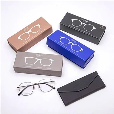 Cajas de cartón de colores para embalaje de gafas magnéticas