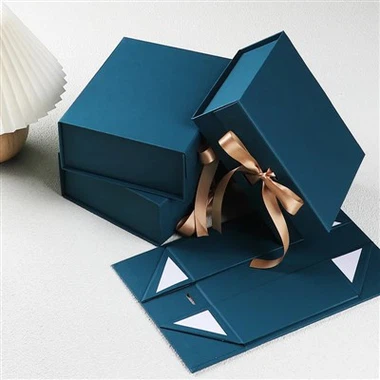 Cajas de regalo plegables de cartón con cierre magnético