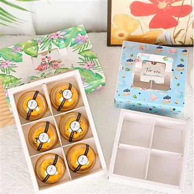 Cajas de cartón para envasar yemas de huevo para repostería